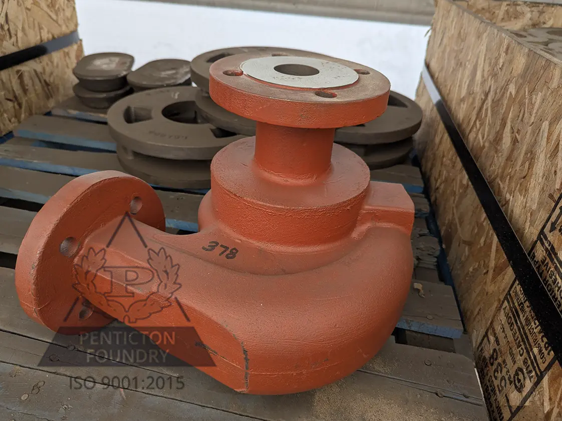 Cyclone feed box in chrome white iron Cyclone feed box in chrome white iron